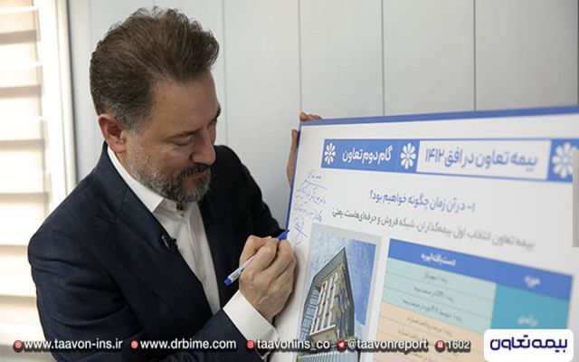 رونمایی از سند چشم انداز بیمه تعاون در سالروز تأسیس شرکت