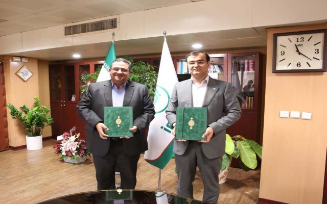 امضای موافقتنامه همکاری بین بیمه البرز و اتکایی امین