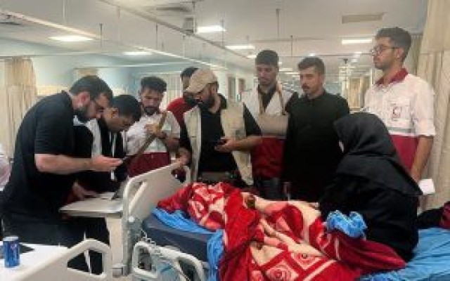 حضور کارشناسان بیمه میهن در بیمارستان شهر ناصریه