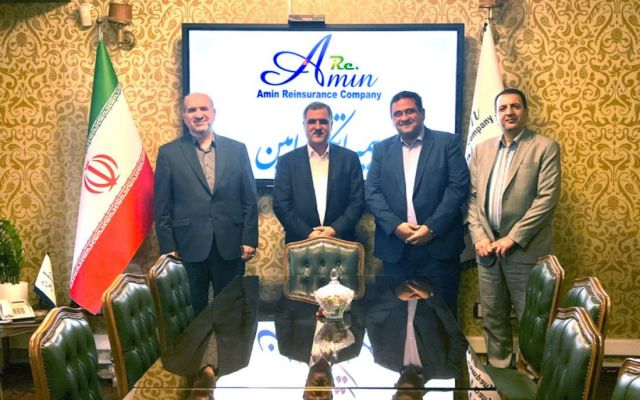 دیدار دبیرکل سندیکای بیمه گران ایران با اعضای بیمه اتکایی امین