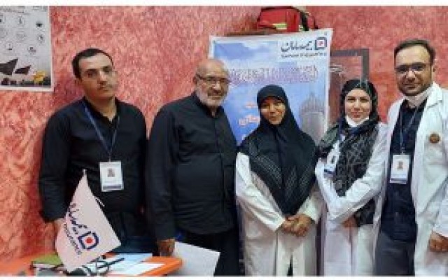 برپایی موکب شرکت بیمه سامان در کربلا