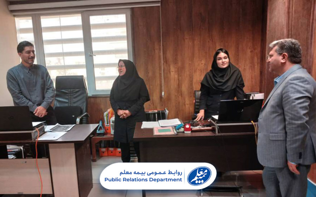 بازدید مدیرعامل بیمه معلم از مجتمع استان فارس