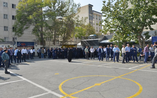 برگزاری مانور پدافند غیرعامل در بیمه آسیا