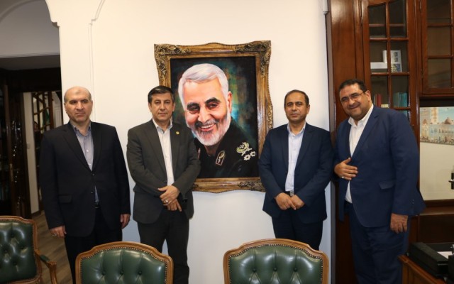 دبیرکل سندیکای بیمه گران و سرپرست قائم مقام بیمه البرز مهمان بیمه اتکایی امین