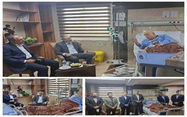 عیادت رئیس کل بیمه مرکزی از دکتر چایچی سرپرست بیمه حکمت صبا