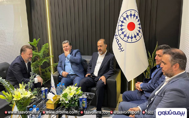 بازدید رئیس کل بیمه مرکزی از غرفه شرکت بیمه تعاون در نمایشگاه بورس، بانک، بیمه و خصوصی سازی جزیره کیش