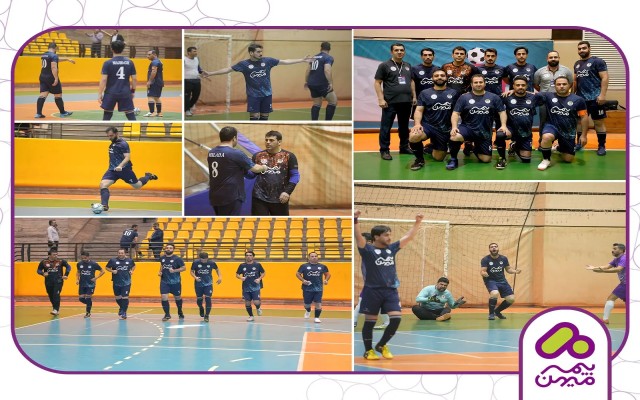 پیروزی تیم فوتسال بیمه میهن در اولین دیدار