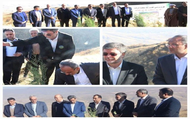 کاشت نهال در بوستان بیمه آبیدر سنندج