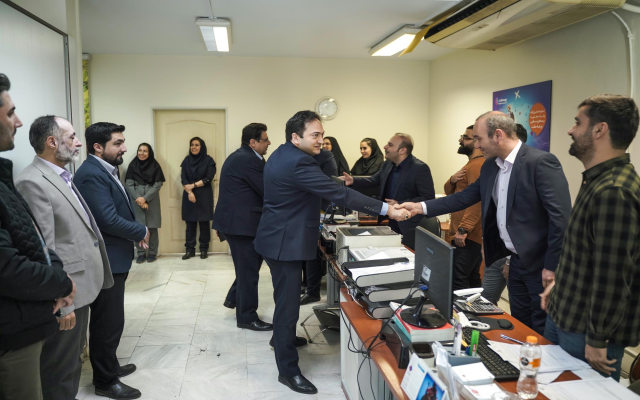 دیدار مدیرعامل و اعضای هیئت مدیره بیمه ملت با کارکنان مدیریت مالی به مناسبت روز حسابدار