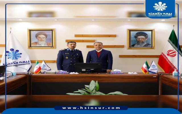 در راستای همکاری های مشترک انجام شد: دیدار جانشین معاونت فرهنگی و تبلیغات ارتش جمهوری اسلامی ایران با مدیرعامل شرکت بیمه حکمت صبا